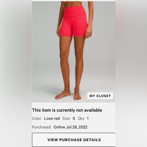 Lululemon Align Shorts 6”